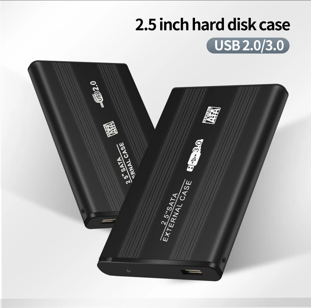 internal hard disk case to make external TISHRIC Aluminum 5Gbps HDD Case USB 3 Adapter For SSD External Hard Disk Drive HDD Box/Enclosure Pocket 2.5 HD Optibay 2.5 inch hdd enclosure