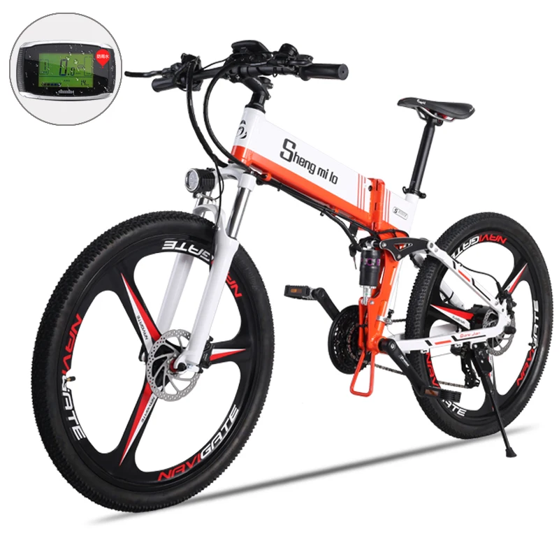 26 дюймов складной электрический велосипед 48 В ebike 10.4ah литиевая батарея 500 Вт Электрический велосипед Integriertes Снежный велосипед