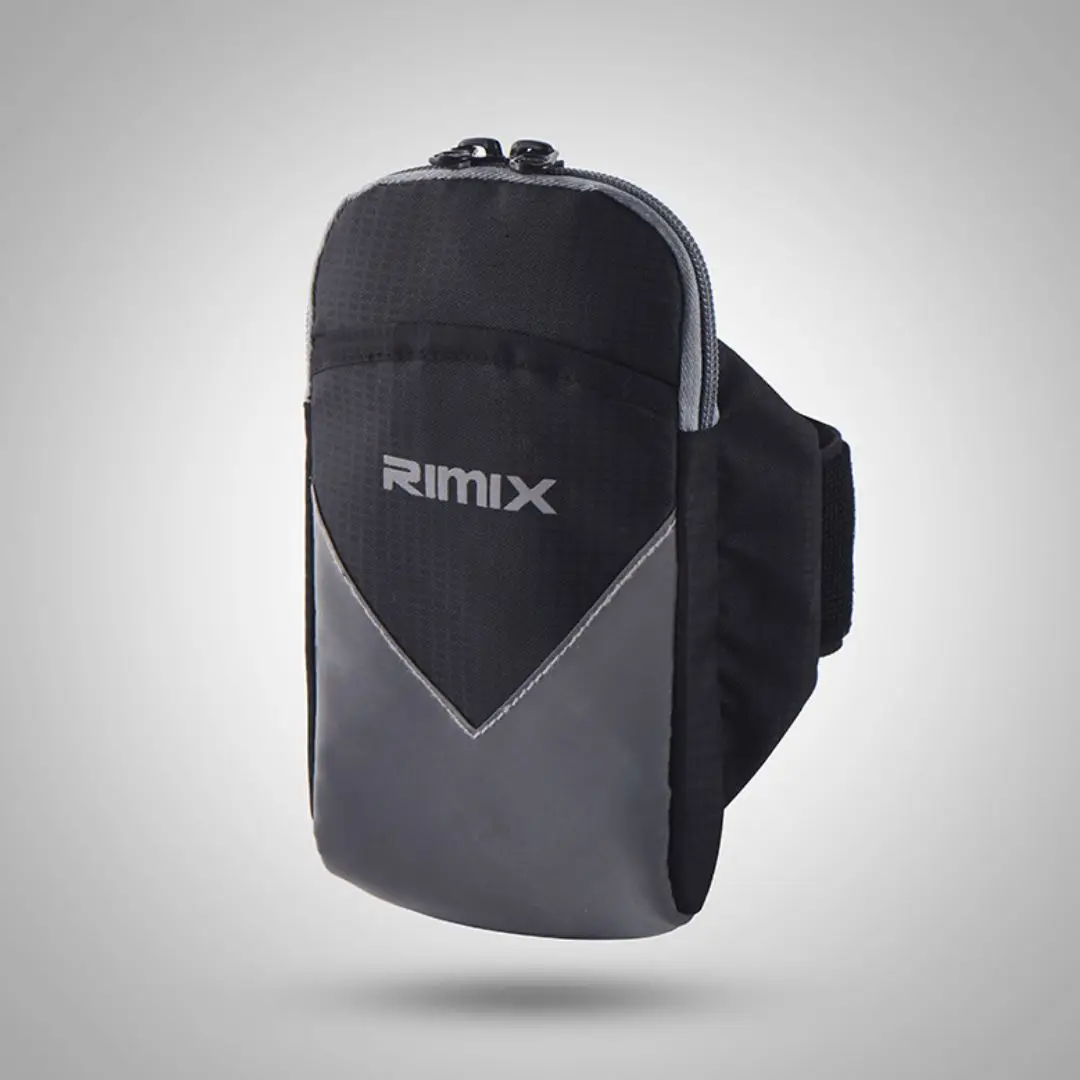 

Сумка на руку RIMIX унисекс для бега, светоотражающая спортивная сумка на руку для бега, марафона, бега, тренажерного зала, для мобильного телефона 6,7 дюйма