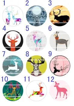 

Handmade Colorful picture Round Glass Cabochons Refrigerator magnet for Necklace Decoration and Phone Chain Accessaries266