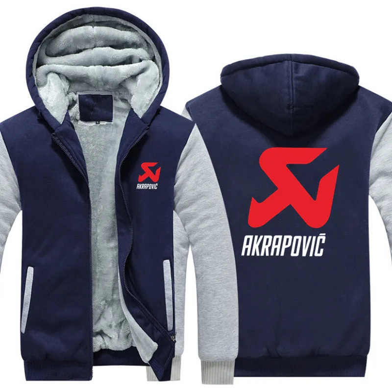 CAMISETA AKRAPOVIC выхлопной Мотоцикл Мотокросс утолщение молнии толстовки брендовая одежда толстовки 2019uyi