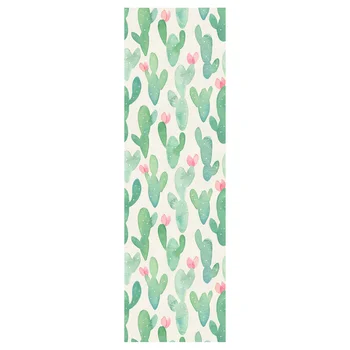 

1pc Cactus Plant Background Wallpaper Renovation Wallpaper Tropical Plants Seamless Splice Waterproof Wallpaper 45x200cm(Light G