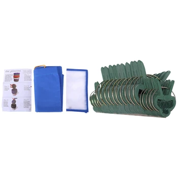 

Promotion! Pro Essence Extractor Kit Herbal Ice Bubble Hash 5-Gallon Bag with 20PCS Garden Clip Set / Garden Clip