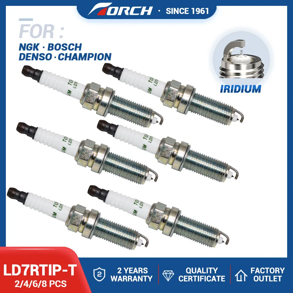 Ignition System Candles Torch Ld7rtipt Iridium Platinum Spark Plug For