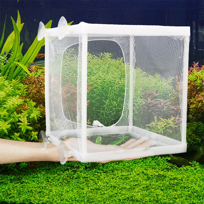 1 Pc Aquarium Fish Breeding Breeder Box Baby Fish Hatchery Isolation Net Tank Incubator Box Hanging Aquarium Accessories