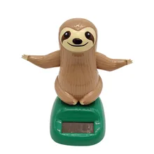 На солнечной энергии танцы качающийся анимированная Танцующая игрушка украшение для подоконника Милая машина приборной панели Декор авто