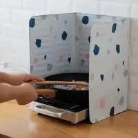 03 С принтом в виде кактусов, детские штаны на возраст от Алюминий Фольга масло масляного барьер плита готовить анти-брызг масла теплоносителя посуда изоляция для кухни - Цвет: 03
