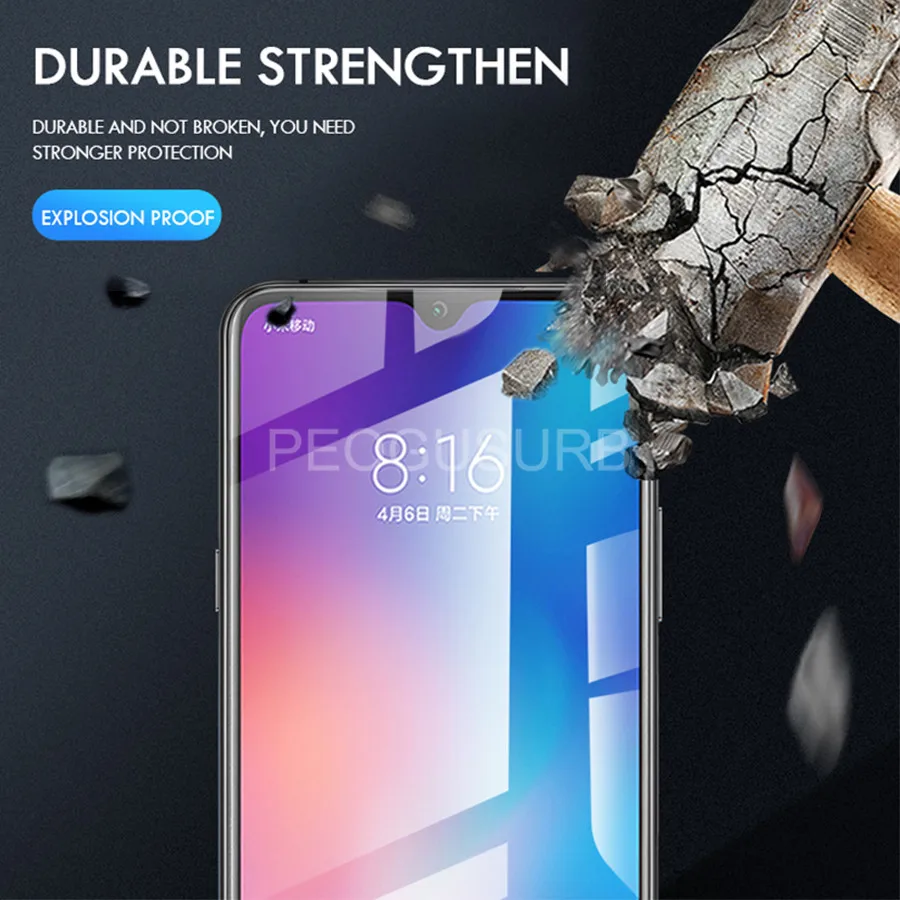 20D полное покрытие Клей закаленное стекло протектор экрана для Xiao mi Red mi Note 8 7 K20 Pro 7A mi 9 8 SE Lite Полное покрытие стекло