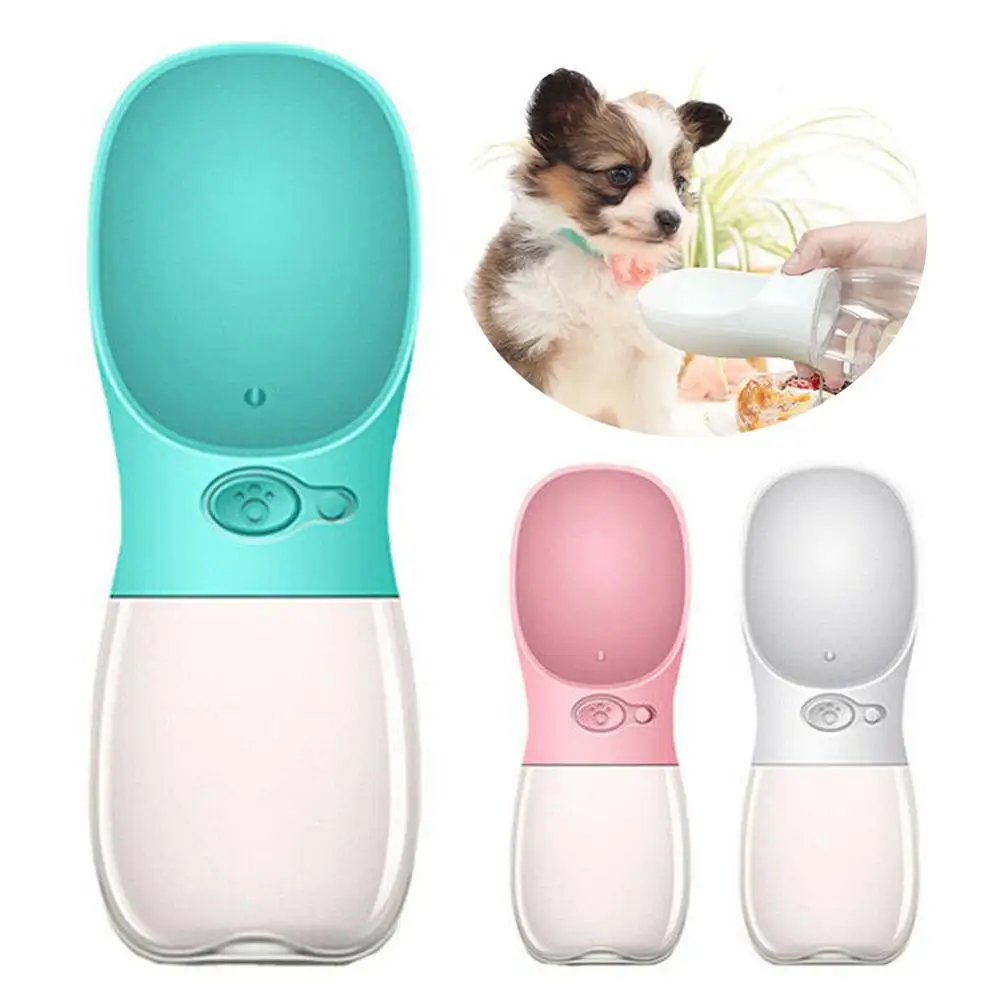 Feeder Bowl Dog-Water-Bottle Travel Outdoor Puppy Food-Feeding Pet-Drinking-Water Walking