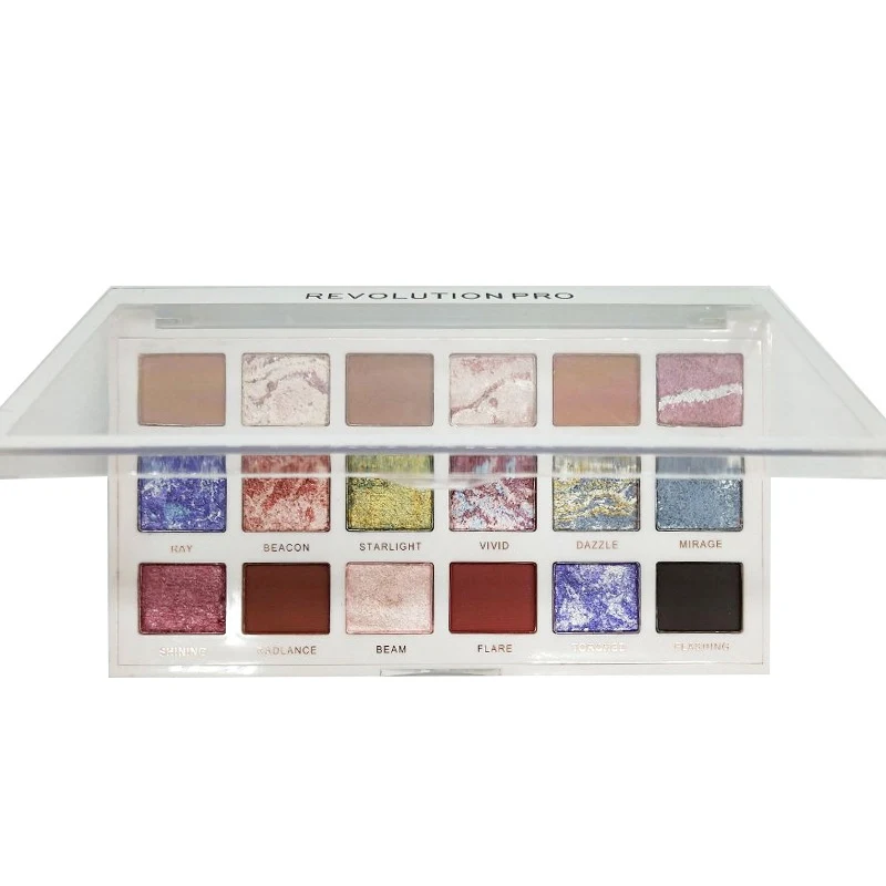18 Colors Pigment Glitter Matte Eye shadow Palette Shimmer Shine Diamond Smudge-proof Eyeshadow Powder Make up SC30