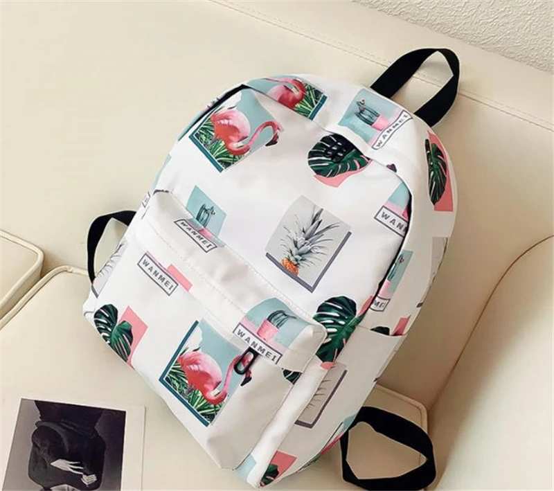 Модный рюкзак с рисунком из мультфильма, Женский школьный рюкзак, рюкзак, женский рюкзак с мягкой печатью, Холщовый Рюкзак