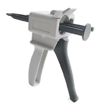

50ml 10:1 Manual Two Component AB Glue Applicator Adhesive Squeeze Dispenser