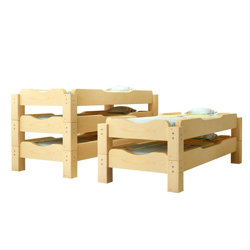Kindergarten household children bed children furniture nap bed solid wood children bed guard removable WJ021650