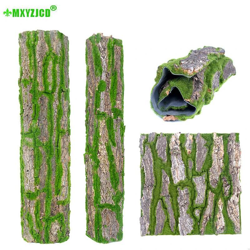 

Dry Pine Bark Made Artificial Moss Coffee tube barber shop Decor Garden Family Decoration Crafts Wedding Gifts