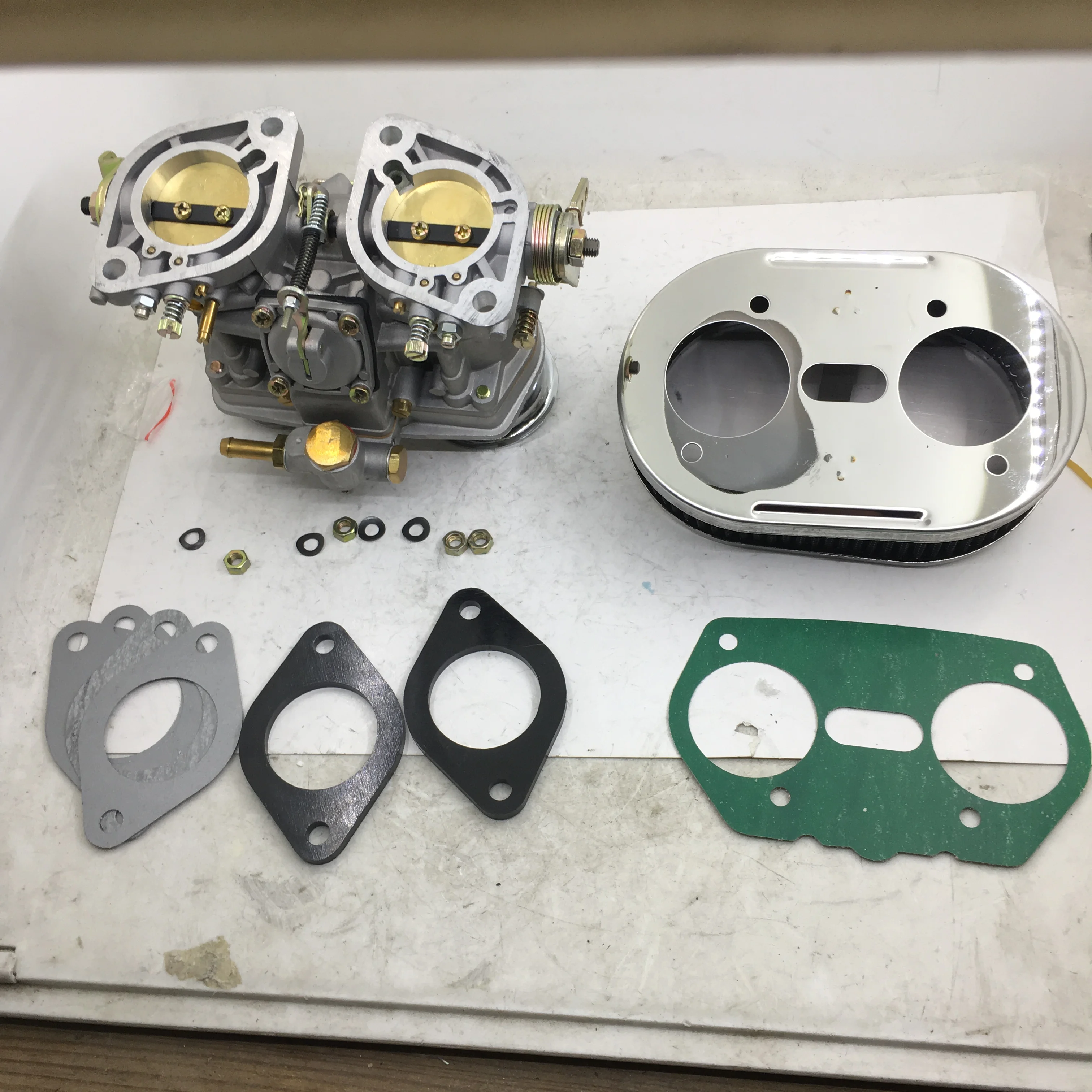 SherryBerg fajs 48mm 48 IDF 48IDF carb carburetor 28mm air horns 45mm tall air filter Insulate kit for Weber Solex dellorto EMPI