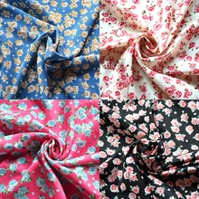 Новинка Tecidos Импорт Корея бархат шифон Дамаск маленькая Роза Печатных Весна/Лето платье Комбинезоны ткань