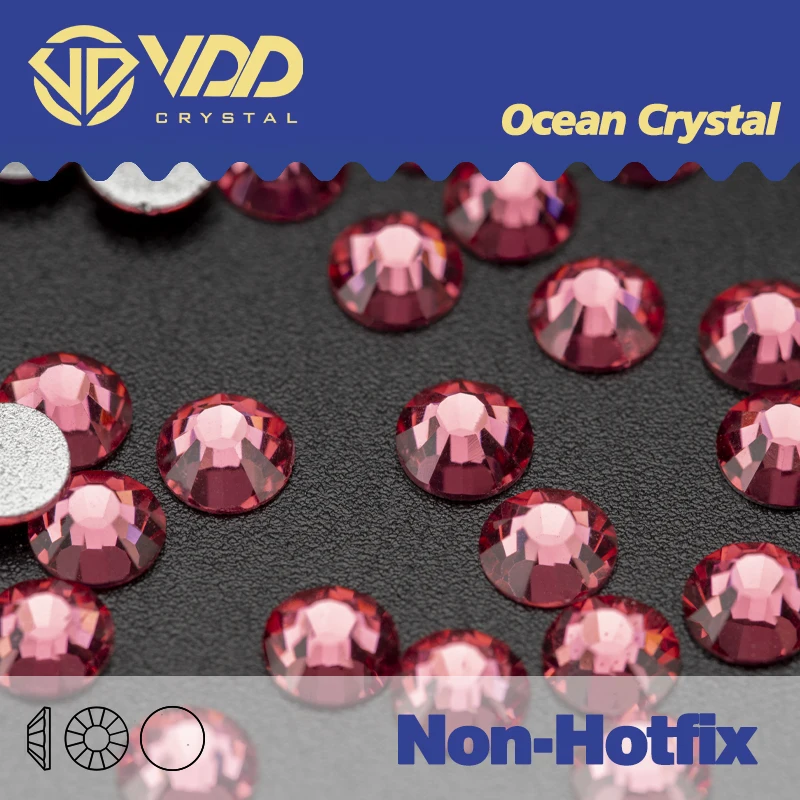 VDD 041 Rosenkristalle für Nägel, nicht Hotfix-Nagel-Strasssteine, Strass-Kettensteine, Strasse- und Nähzubehör