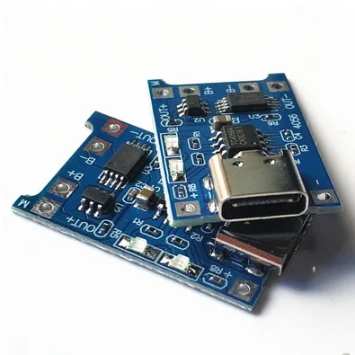 Плата для зарядки литиевых аккумуляторов 5 В 1 А 18650 TP4056 USB-интерфейс type-C защита два
