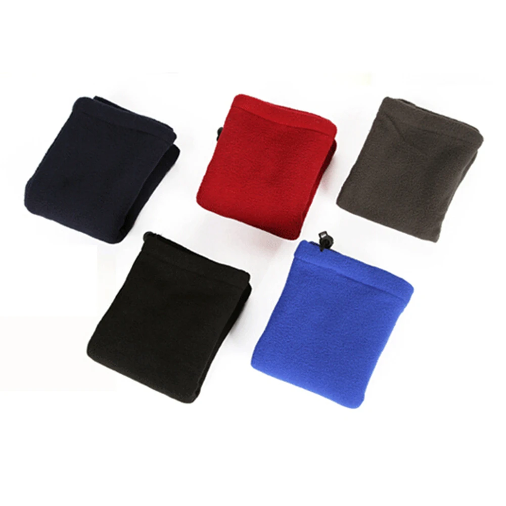 Warm Face Mask Solid Color Outdoor Cycling Sport Neck Gaiter Breathable Balaclava Scarf Hat