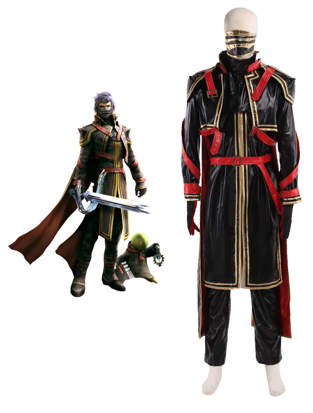 

Final Fantasy Type-0 Suzaku Peristylium Class Zero Captain kurasame Cosplay Costume