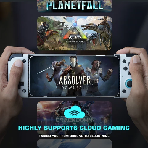 GameSir-X2 휴대폰 게임 패드 게임 컨트롤러, 조이스틱, 클라우드 게임 용, Xbox 게임 패스, STADIA xCloud GeForce Now Luna Rainway 3