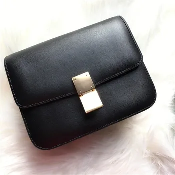 

2020 Genuine Leather Handbag New Top Layer Cowhide Leather Hand Tofu Bag Casual Shoulder Crossbody Bag