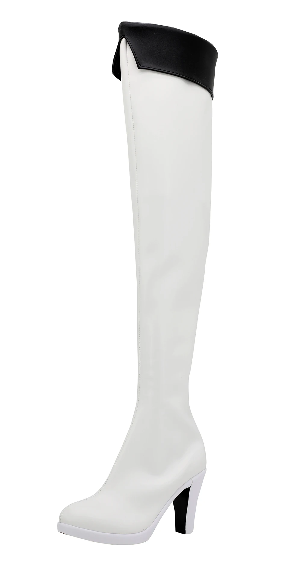 Goblin Slayer Priestess Cosplay Boots Kitten Heels White Shoes Custom Made (4)