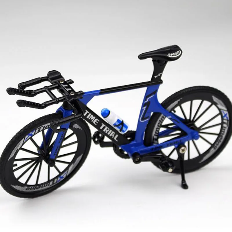 1:10 литой горный металлический велосипед модель игрушки изогнутый гоночный цикл крест синхронизации велосипед Реплика коллекция f детский подарок