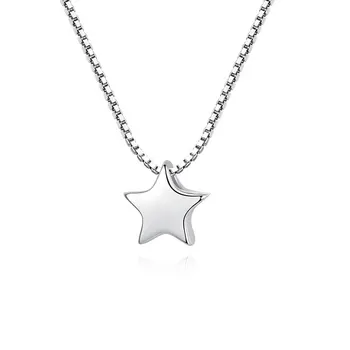 

New Arrivals 925 Sterling Silver Star Necklaces & Pendants For Women Hot Fashion sterling-silver-jewelry