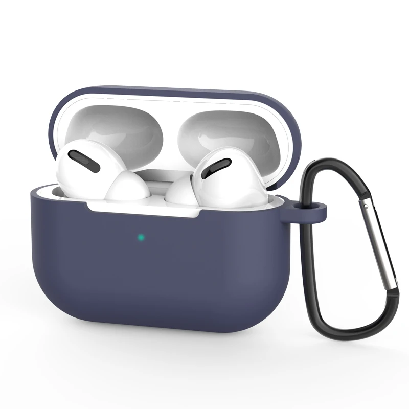 Color 19-with Hook Силиконовый чехол для apple Airpods Pro, чехол-наклейка, Bluetooth чехол для airpod 3, Air Pods Pro, аксессуары для наушников, кожа - Цвет: Color 19-with Hook