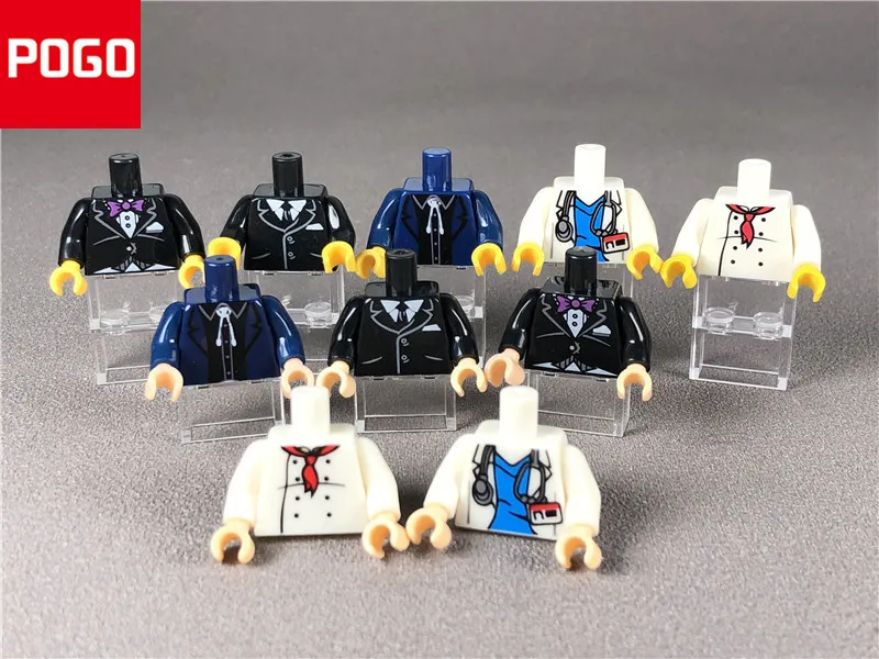 5 шт./лот POGO Torso костюм с бантом узор руки докторская ткань подходит для