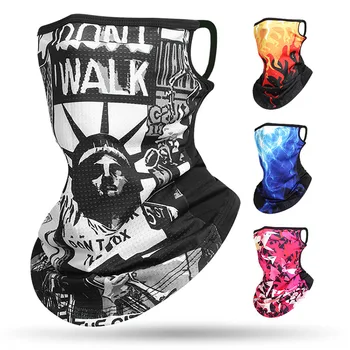 

Viscose Mesh Hangers Sun-resistant Mask Outdoor Sports Casual Dustproof Bandana Men and Women Cycling Fishing Scarf Head Band