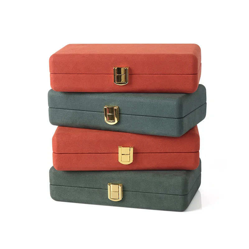 New Product Pu Leather Jewelry Storage Portable Box For Necklace Ring Pendant Bracelet Jewellery Showcase