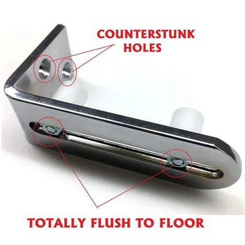 

Floor Guide for Bottom Of Sliding Barn Doors Adjustable Wall Mount Stay Roller Guide Ball Bearings