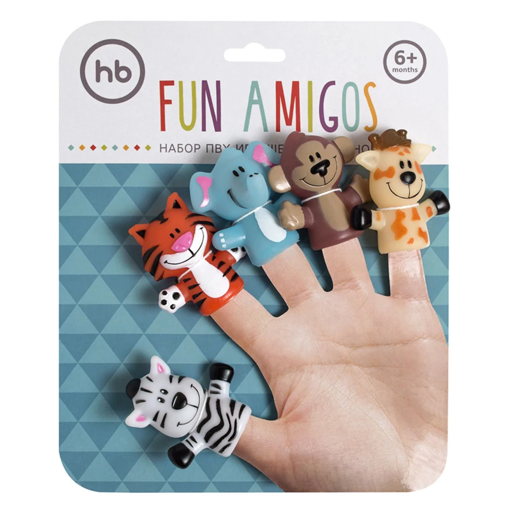 Набор игрушек на пальцы Happy Baby "FUN AMIGOS"