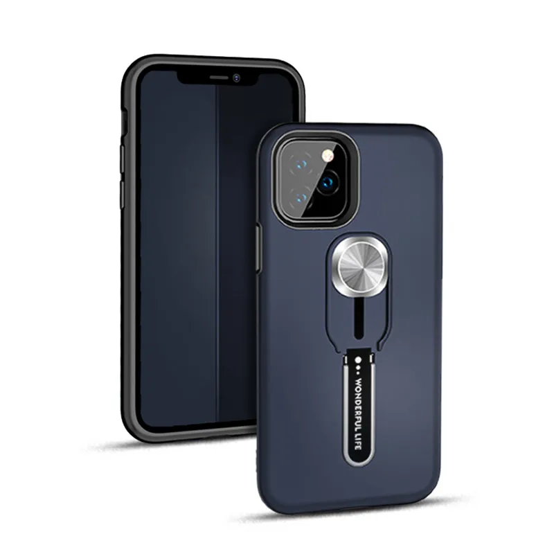 Жесткий чехол ProMax для iPhone11 iPhone11Pro 11 с кольцом на палец телефонная подставка