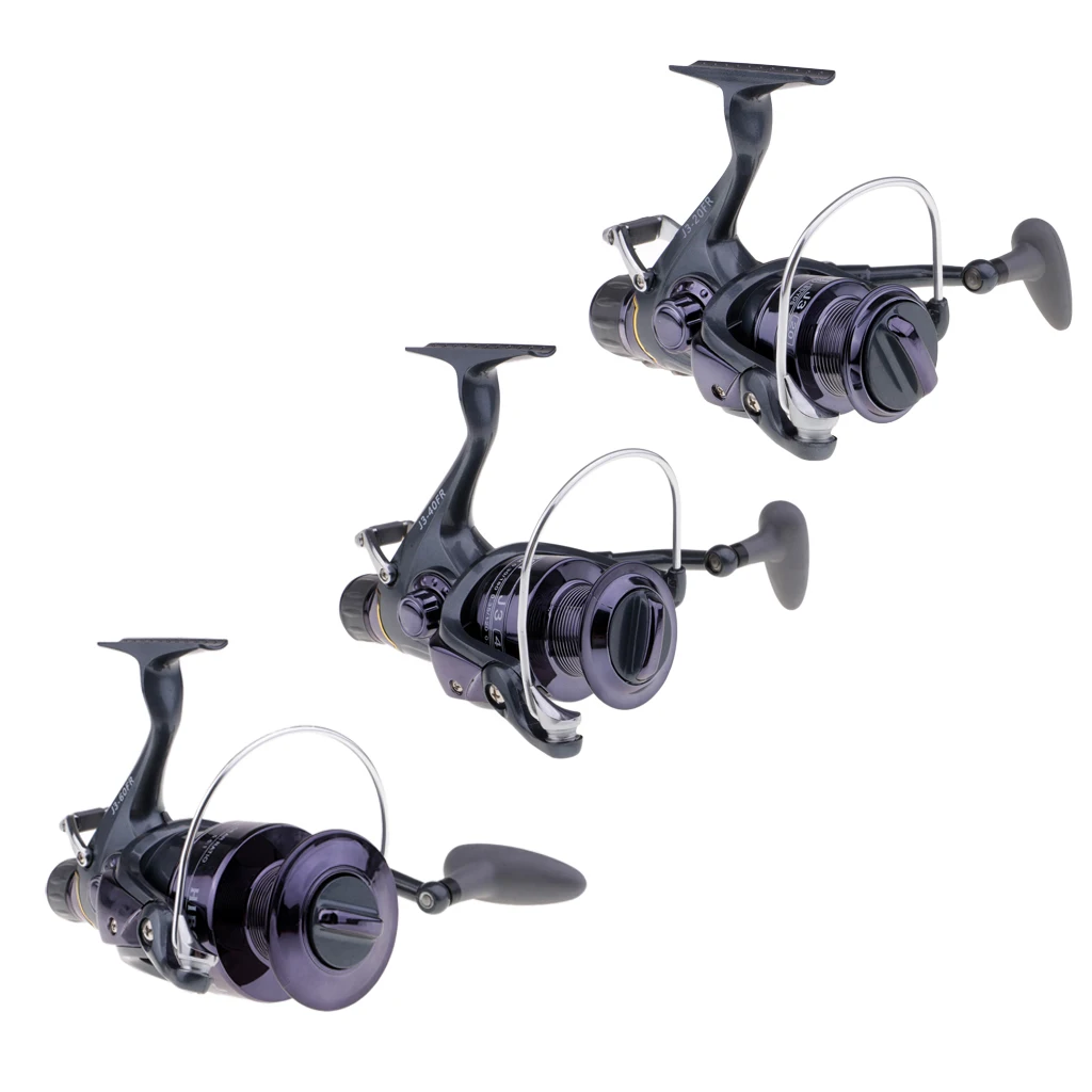 Carp Fishing Spinning Reel with Front and Rear Double Drag Brake System 3BB Left Right Interchangeable for Saltwater Freshwater