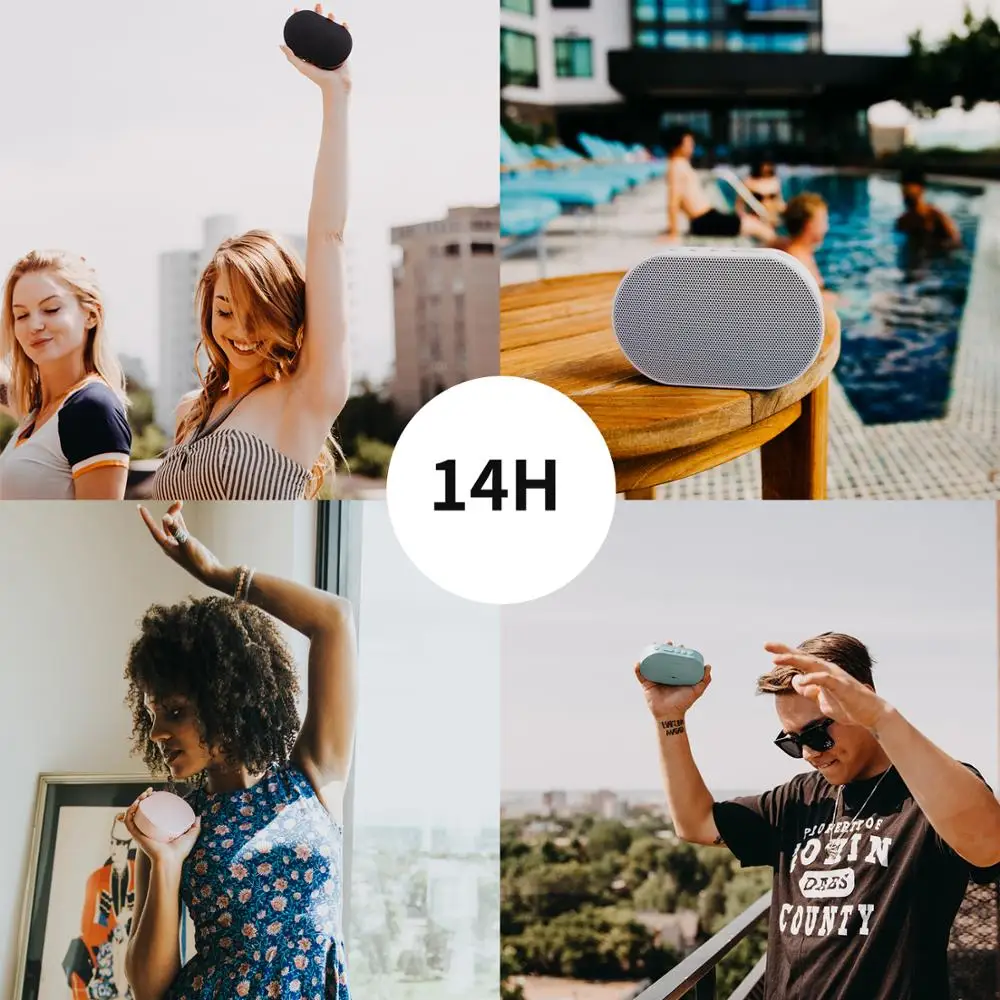 Portable Speaker Smart Bluetooth Wireless 10W Mini Speaker Compact Powerful 2200mAh Support Alexa Spotify Tunein Streaming Music 6