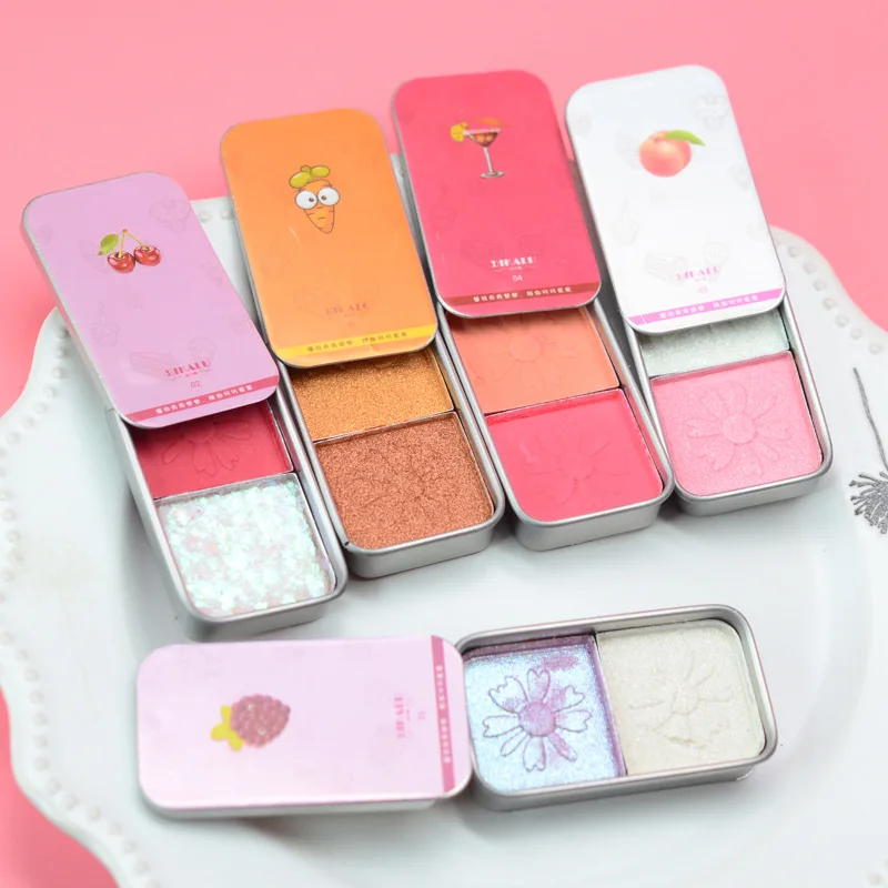 Тени для век матовые блестящие перламутровые пигменты макияжа стойкие тени