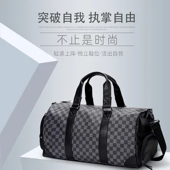 

New suitcases and travel bags duffle bag men Leather overnight bag Luggage bag packing cubes Weekend bag Waterproof travel bag