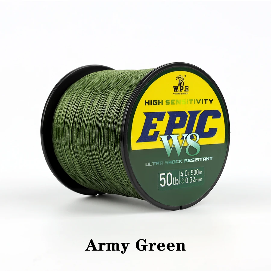 Pe Fishing Line - 500m W8 Strands Braided Fishing Line 15 20 30 40