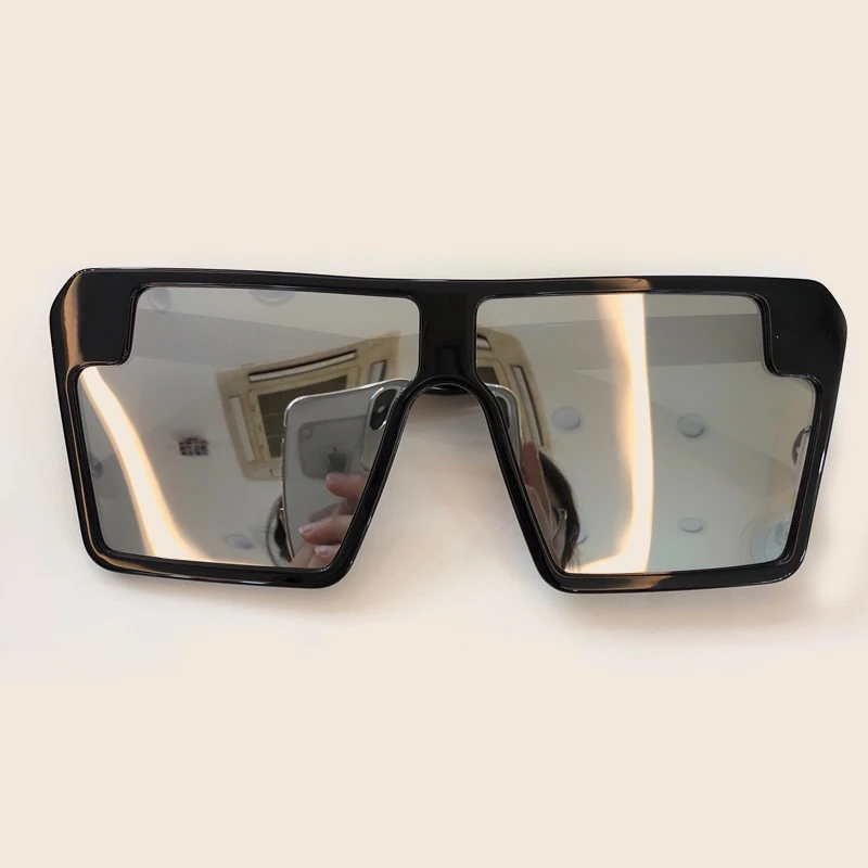 Летний стиль, квадратные солнцезащитные очки для женщин,, фирменный дизайн, большие оттенки, женская мода, большая оправа, солнцезащитные очки с коробкой - Цвет линз: No5 Sunglasses