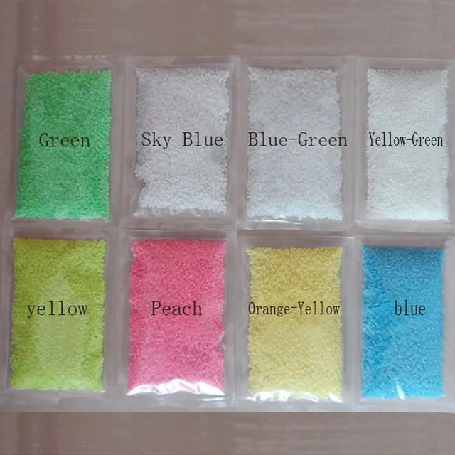 10g Party DIY Fluorescerende Superlysende partikler Glødende Pigment Bright Grus Noctilucent Sand Gløder i mørket Sandpulver 6