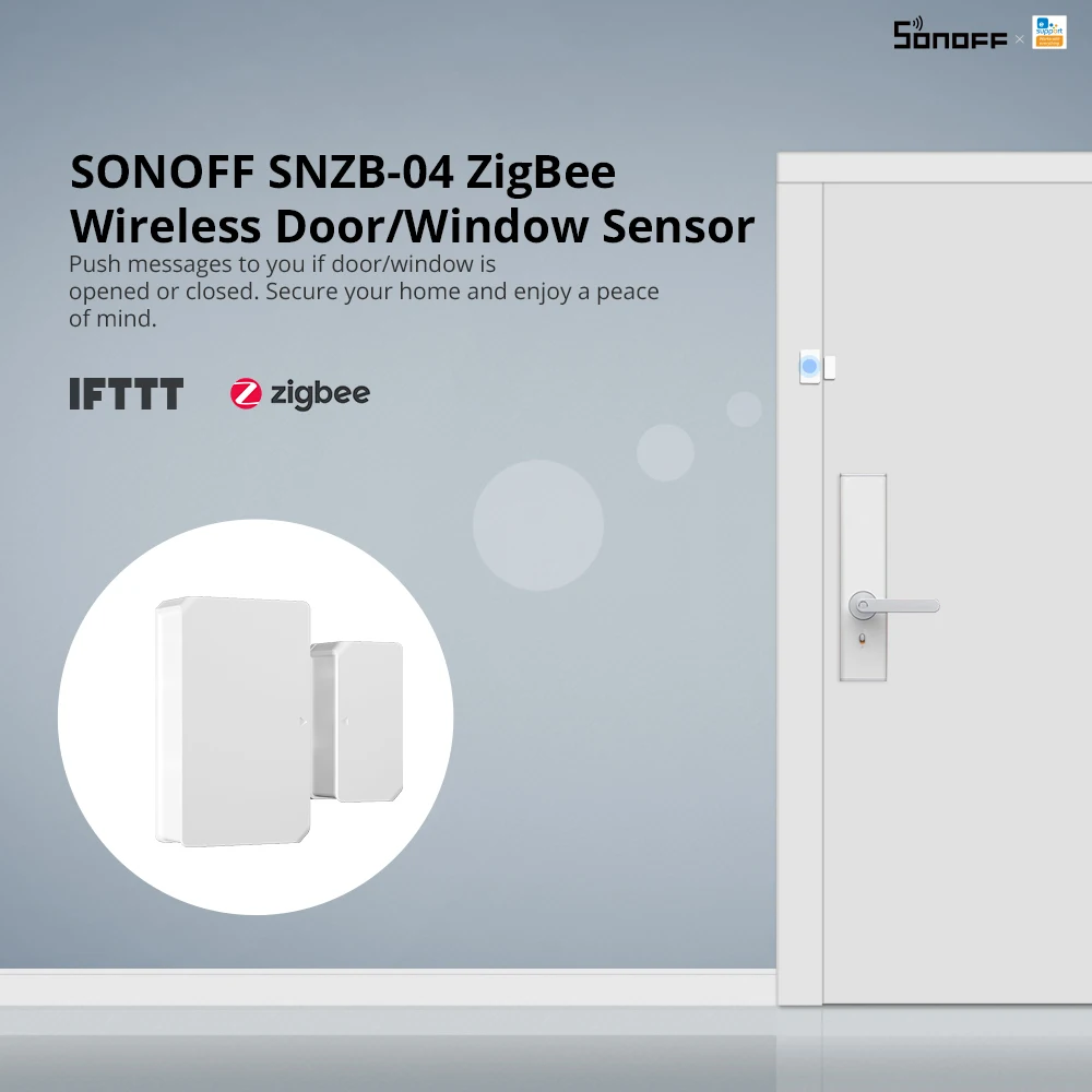 Sonoff Snzb 04 Zigbee無線ドア 窓センサー検出器 オフアラート通知ewelink経由appスマートホームセキュリティ Home Automation Modules Aliexpress