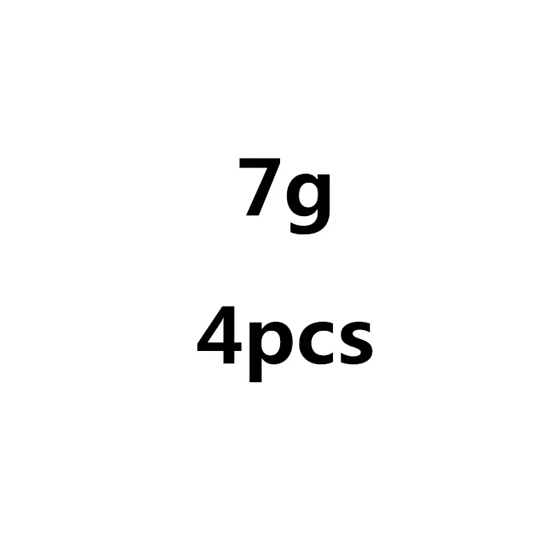 4 шт./партия Высокое качество свинцовый hook1.5g/2 г/3,5 г/5 г/7 г/10 г/14 г свинцовая головка рыболовный крючок Приманка Рыболовные Крючки для рыбалки Мягкая приманка жесткая приманка - Цвет: 7g