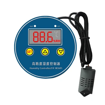 

Digital Humidity Controller ZFX-W1605 220V Humidistat Hygrometer Humidity Control Switch Regulator + Humidity Sensor