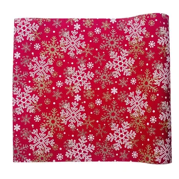 

BESTChristmas Table Runner Table Accessories Polyester Table Flag Tablecloths Party Table Decoration Snowflake Printed Tableclot