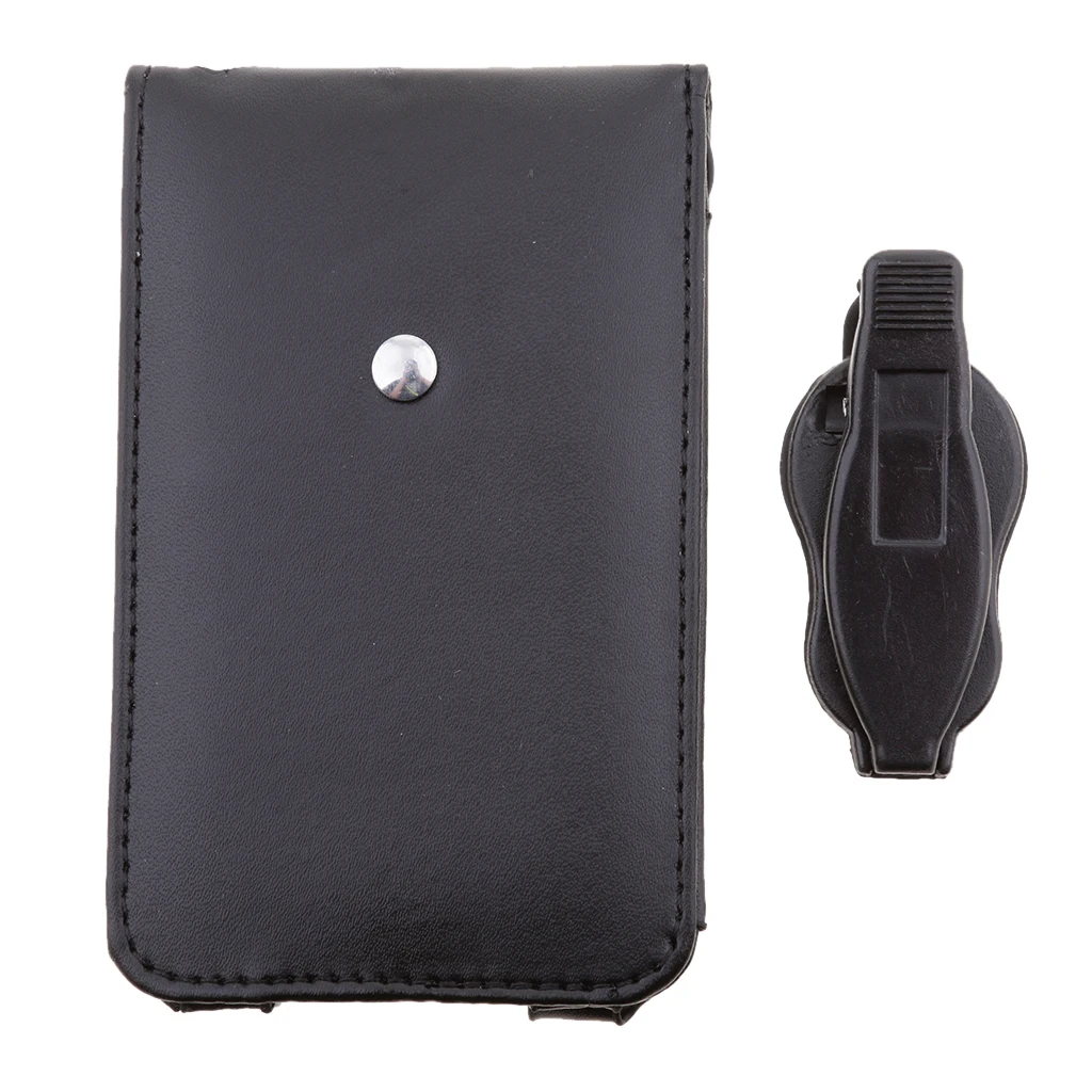 PU Leather Case for iPod Video 30/80/120GB iPod Classic 5th 6th Gen with Movable Belt Clip Black