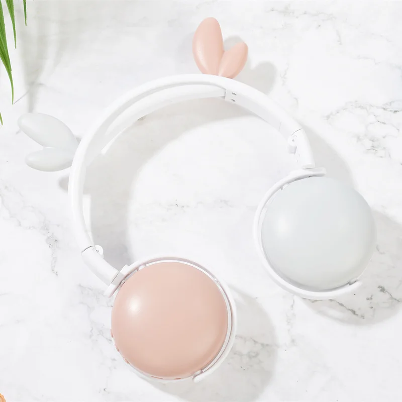 Новое поступление, наушники с шумоподавлением и кошачьими ушками, Bluetooth 5,0, для молодых людей, детская гарнитура с микрофоном, поддержка AUX, разъем в подарок для детей - Цвет: without retail box