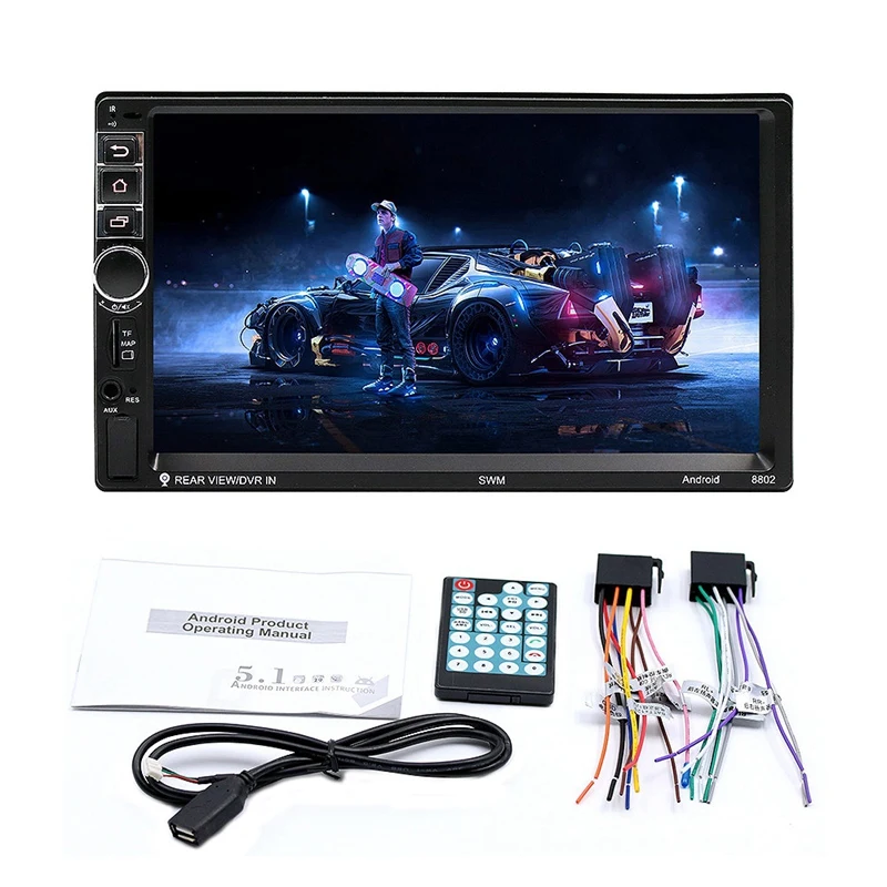 

7-Inch Press Screen Car Bluetooth Mp5 Player Auto Double Ingot Mp4/Gps Navigation Integrated Machine 8802